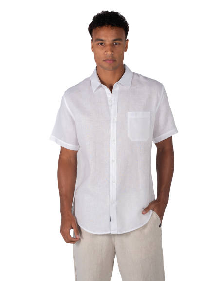 Coast Clothing Co. - Chemise en lin à manches courtes