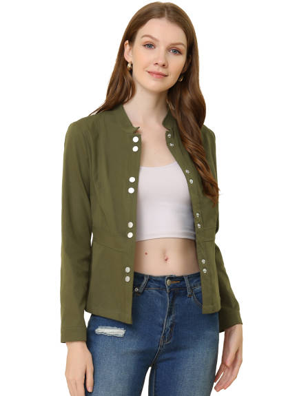 Allegra K- Button Down Jacket