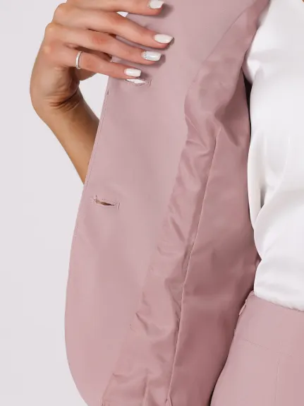 Allegra K- 2 Piece Suit Set Short Sleeve Blazer Jacket Pencil Skirt