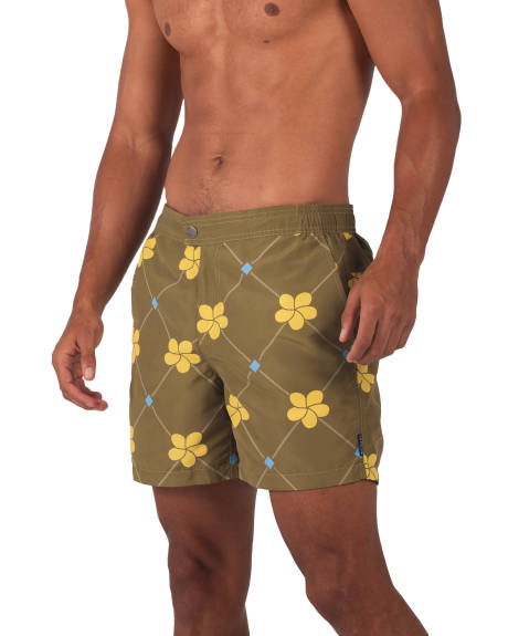 Coast Clothing Co. - Sydney Swim shorts - Olive Grove