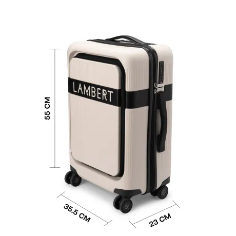 Lambert - The Bali - Black Cabin Suitcase