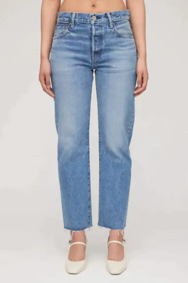 Moussy - Garfield Cropped Straight Jean