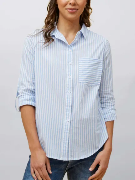 Annick - Irene Shirt Vertical Striped Long Sleeve