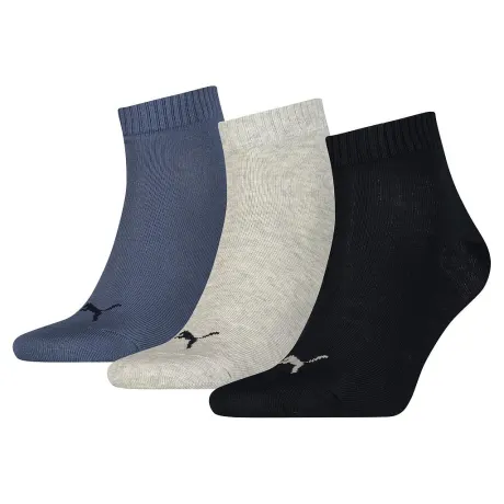 Puma - Unisex Adult Quarter Training Ankle Socks (Pack of 3)