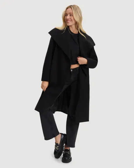 Noize - Manteau long en laine végane Lena