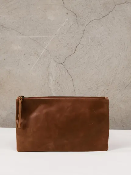 ABLE Pochette en cuir Marlow