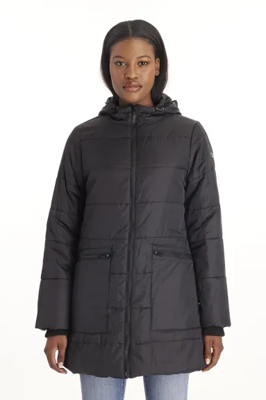 Quilted Hybrid Puffer Coat - Modern Eternity