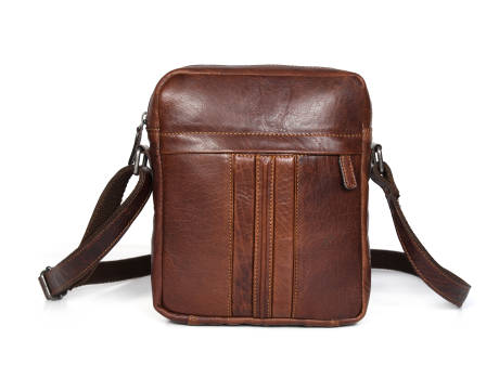 Aaron Leather Goods -Polaris Leather Messenger Bag