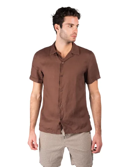 Coast Clothing Co. - Camper Short Sleeve Linen Shirt