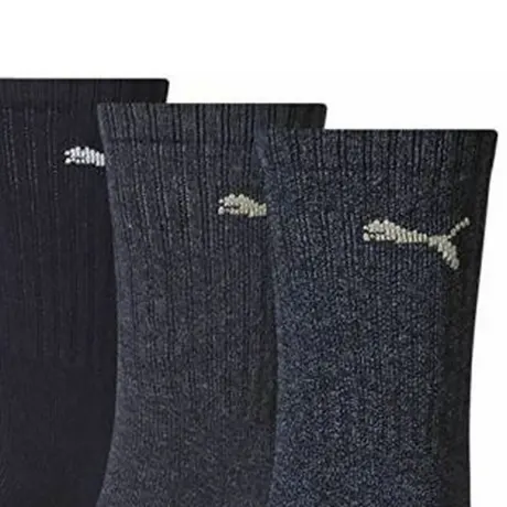 Puma - Unisex Adult Crew Sports Socks (Pack of 3)