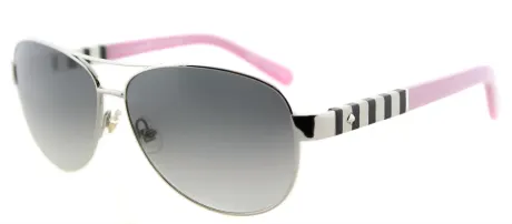 Kate Spade - Dalia Aviator Metal Sunglasses With Grey Gradient Lens