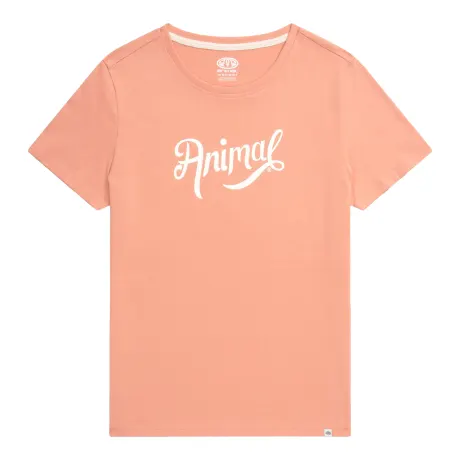 Animal - Womens/Ladies Script Natural Logo T-Shirt