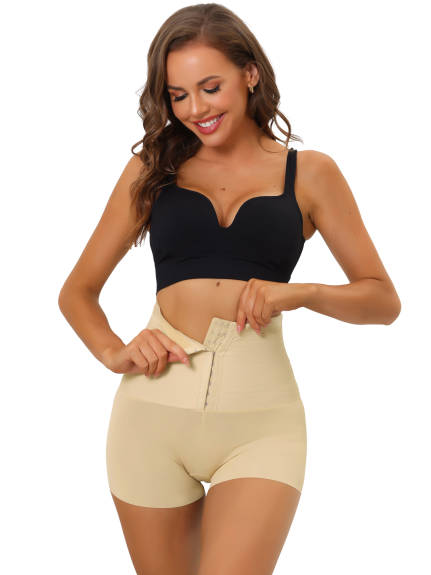 Allegra K - Butt Lifter High Waist Boyshorts Shapewear Pack