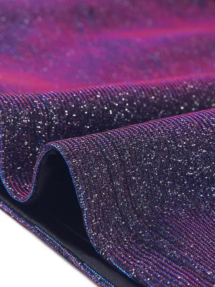Allegra K- Glitter Sparkle Lace Up Back Bandage Cami Dress