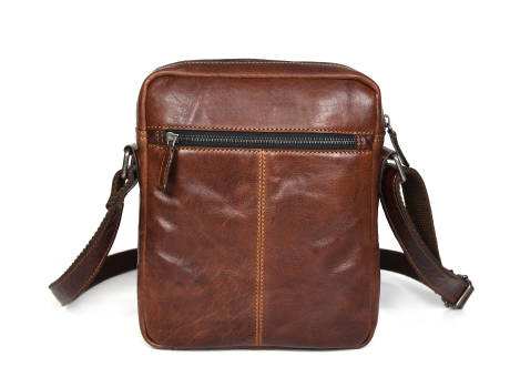 Aaron Leather Goods -Polaris Leather Messenger Bag