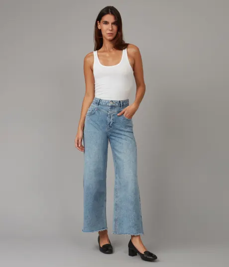 Lola Jeans MILAN-JB High Rise Wide Leg Jeans