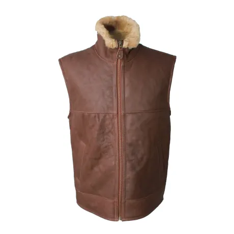 Eastern Counties Leather - Mens Harvey Sheepskin Gilet