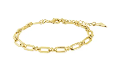 Sterling Forever - Bracelet de chaîne de liaison ovale