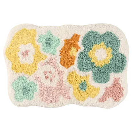 PiccoCasa- Washable Non Slip Extra Thick Quick Dry Bath Rugs 20" x 32"