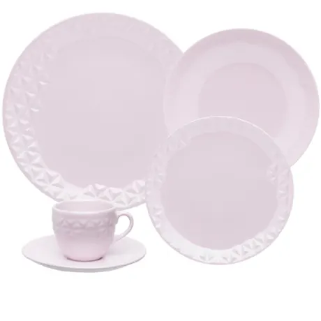 Oxford Mia Quartz 20 Pieces Dinnerware Set Service for 4