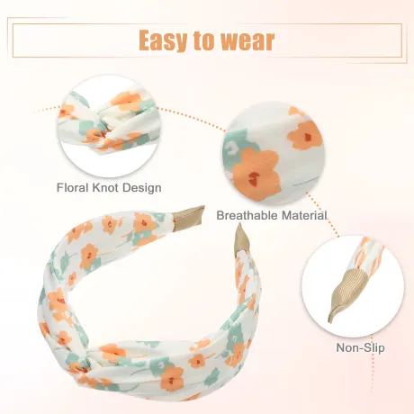 Unique Bargains- No Slip Floral Hairbands