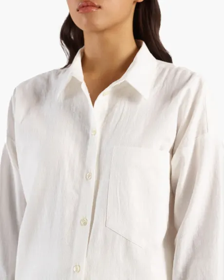 Relaxed Cotton Slub Shirt