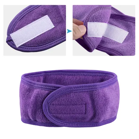 Unique Bargains- 4 Pcs Soft Spa Headband Hair Bands