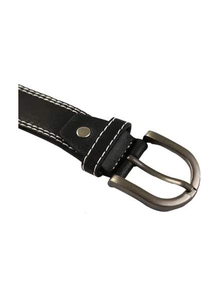 Unique Bargains- Single Prong Buckle Double Stitch Belt