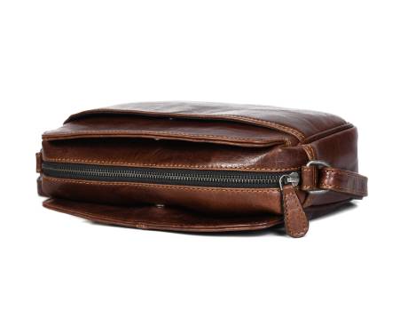 Aaron Leather Goods - Sac bandoulière en cuir Polaris