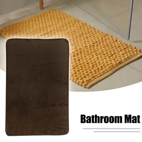 Unique Bargains- Bathroom Rug Polyester Mat