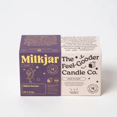 Milk Jar Before Sunrise Candle | Milk & Honey 8oz