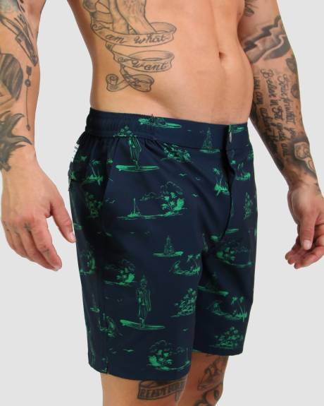 Mosmann Short de bain homme - Le Bouddha du Surf