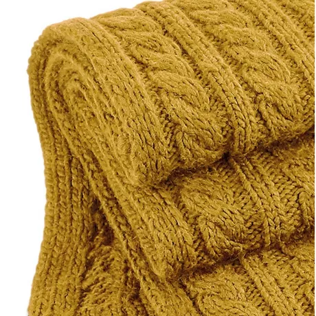 Beechfield - Unisex Cable Knit Melange Scarf