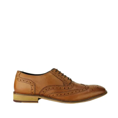 Roamers - Mens Leather Brogue Oxford Shoes