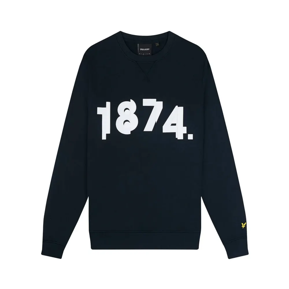 Lyle & Scott - Mens 1874 Printed Sweatshirt