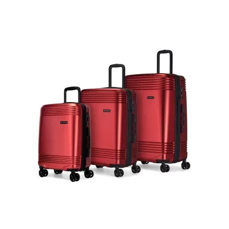 Bugatti - Nashville 3 Piece Hardside Luggage Set with Expansion