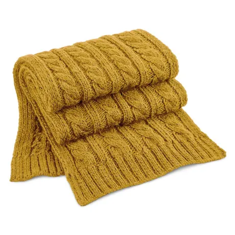 Beechfield - Unisex Cable Knit Melange Scarf