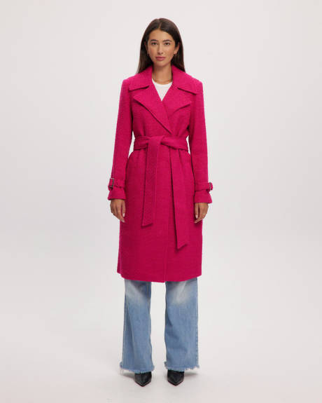 Noize - Francie-S Long Vegan Wool Trench Coat