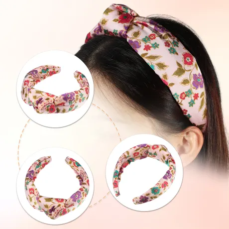 Unique Bargains- Floral Knotted Headband