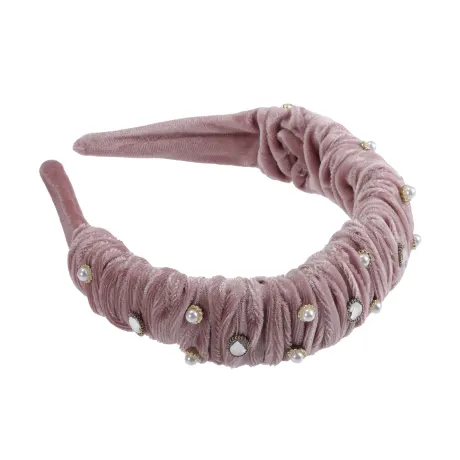 Unique Bargains - Rhinestone Glitter Padded Plush Headband