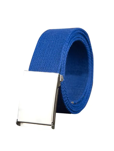 Unique Bargains- Ceinture réglable en toile unisexe avec boucle coulissante