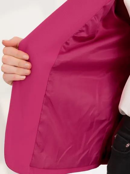 Allegra K- Open Front Crop Suit Blazer Jacket
