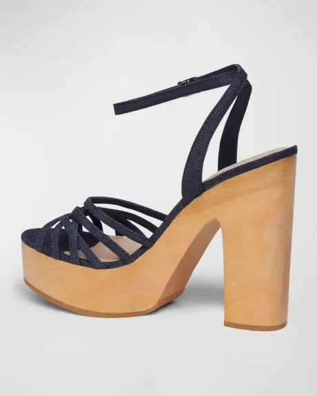 Paige - Chelsey Woven Platform Sandal