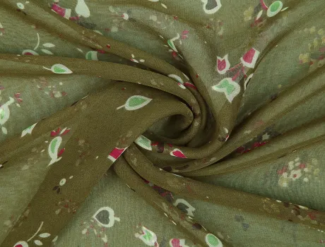 Allegra K- Floral Chiffon Long Scarf Wrap Shawl