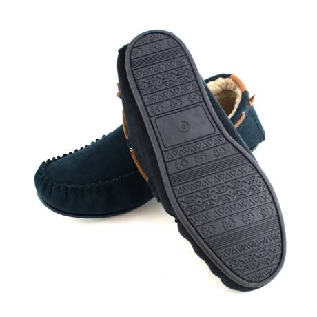 Eastern Counties Leather - Mens Owen Berber Suede Moccasins