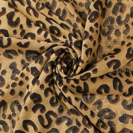 Allegra K- Chiffon Leopard Wrap Shawl Scarves