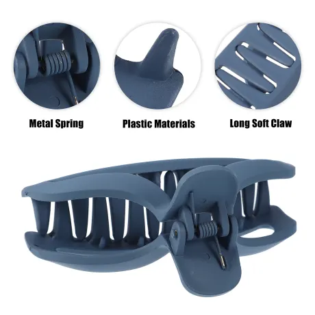 Unique Bargains - Plastic Basic Solid Hair Claws