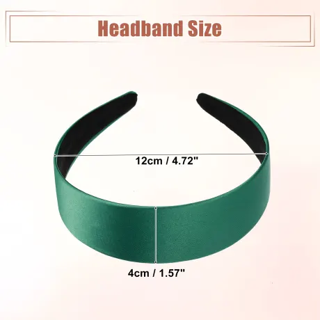 Unique Bargains- Wide Satin Headband