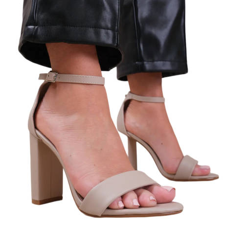 Where's That From - Womens/Ladies Skye PU Strappy Buckle Block Heel Sandals