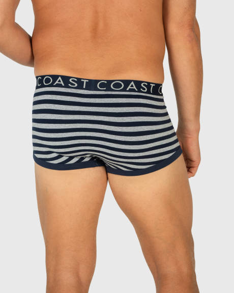 Coast Clothing Co. - Lot de 3 boxers à rayures